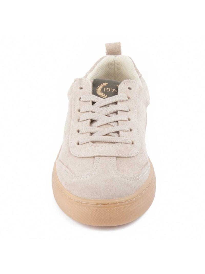 Baskets Cuir Naturel Montevita Beige - Kiabi