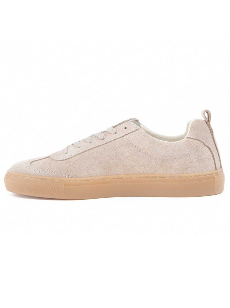 Baskets Cuir Naturel Montevita Beige - Kiabi