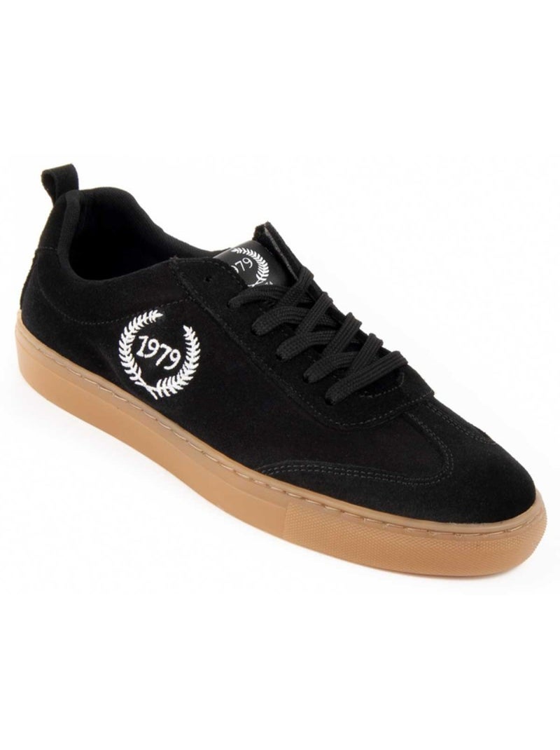 Baskets Cuir Naturel Montevita Noir - Kiabi