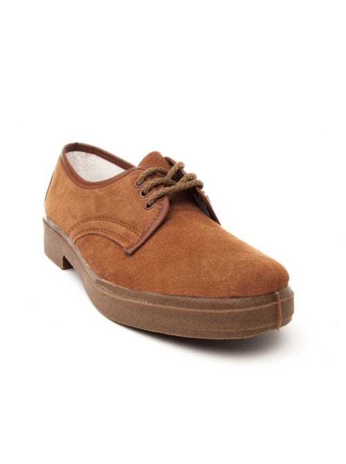 Baskets Cuir Naturel Northome - Kiabi Baskets Cuir Naturel Northome - Kiabi
