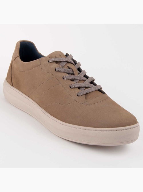 Baskets Cuir Naturel Purapiel - Kiabi
