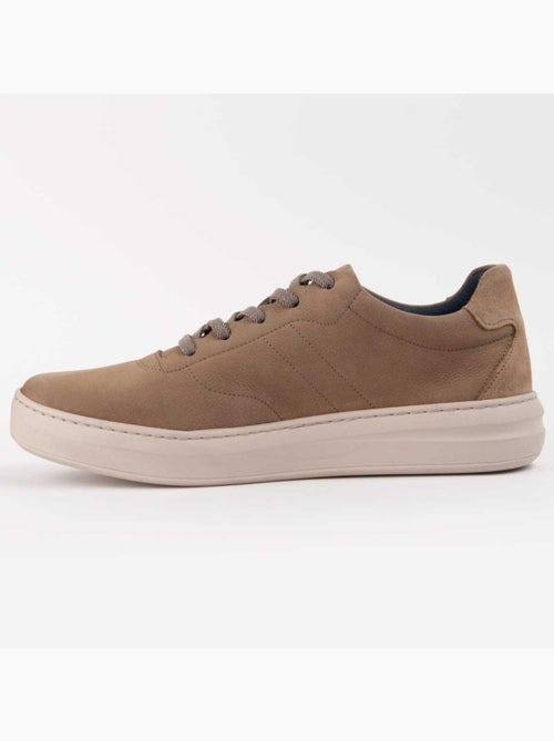 Baskets Cuir Naturel Purapiel - Kiabi