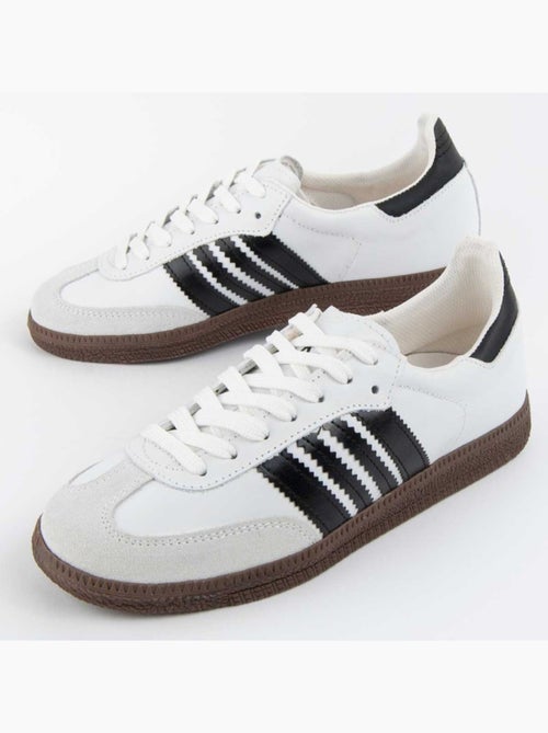 Baskets Cuir Naturel Purapiel - Kiabi