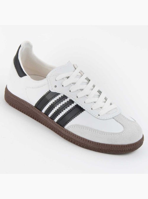 Baskets Cuir Naturel Purapiel - Kiabi