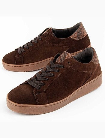 Baskets Cuir Naturel Purapiel