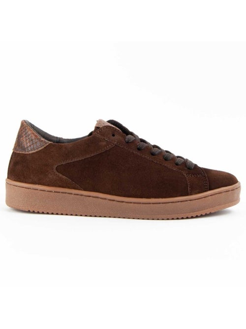Baskets Cuir Naturel Purapiel - Kiabi