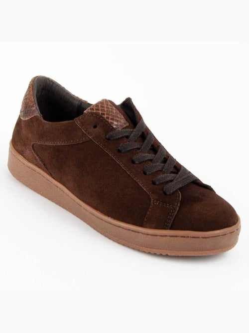 Baskets Cuir Naturel Purapiel - Kiabi