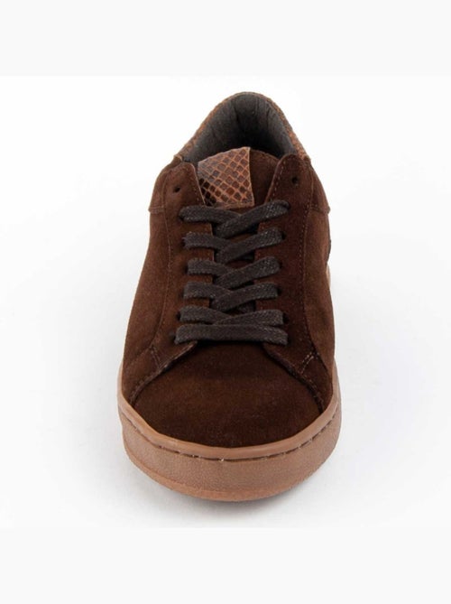 Baskets Cuir Naturel Purapiel - Kiabi