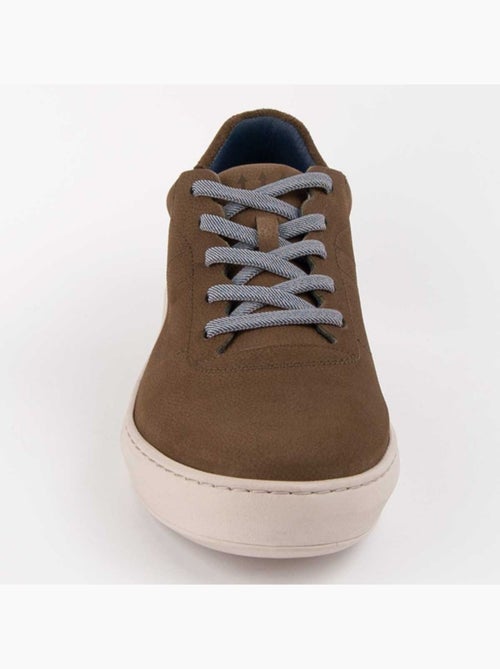 Baskets Cuir Naturel Purapiel - Kiabi
