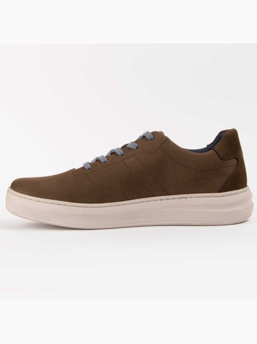 Baskets Cuir Naturel Purapiel - Kiabi