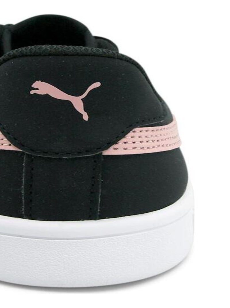 Baskets cuir 'Puma' 'Wns Puma Smash V2Buck' Noir - Kiabi