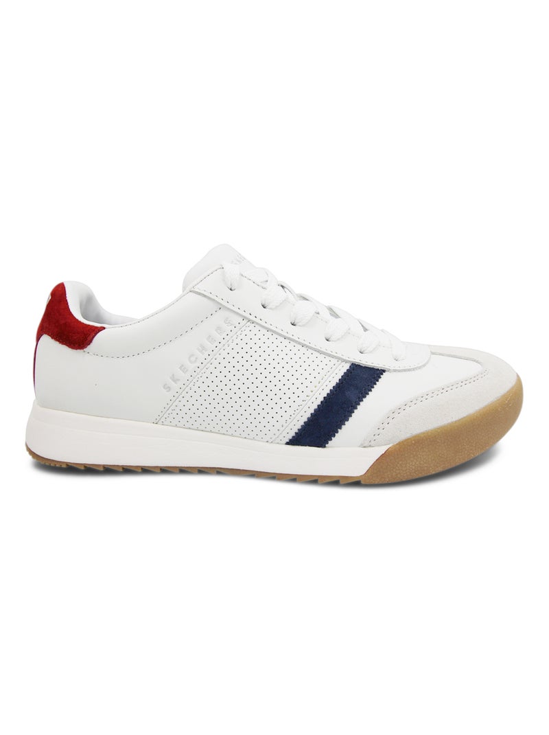 Baskets cuir 'Skechers' 'Zinger' Blanc - Kiabi