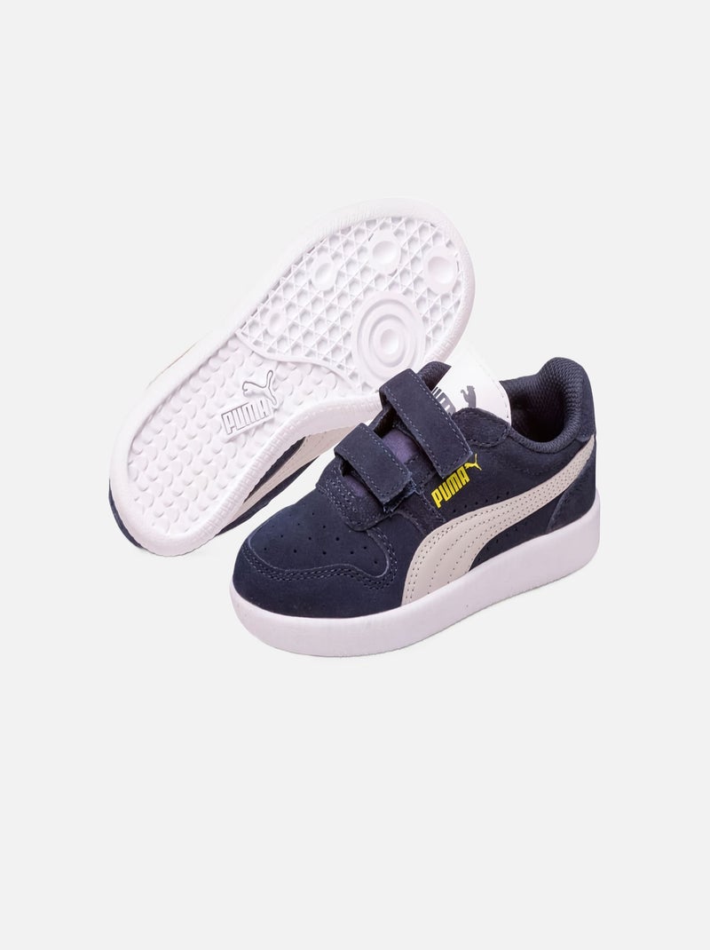 Baskets cuir suede 'Puma' 'PS Icra Trainer SD V' Bleu - Kiabi