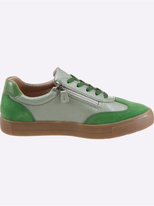 Baskets Cuir Vachette - Taille Standard - Helline - Kiabi Baskets Cuir Vachette - Taille Standard - Helline - Kiabi