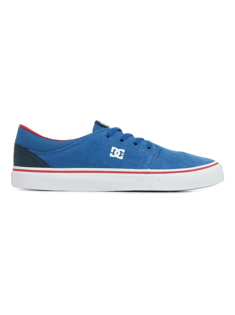 Baskets DC Shoes Trase SD Bleu Rouge - Kiabi