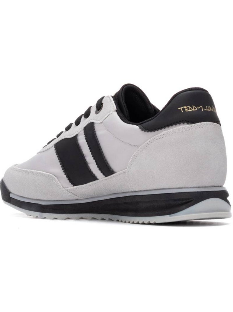 Baskets d?contract?es ? lacets Gris - Kiabi