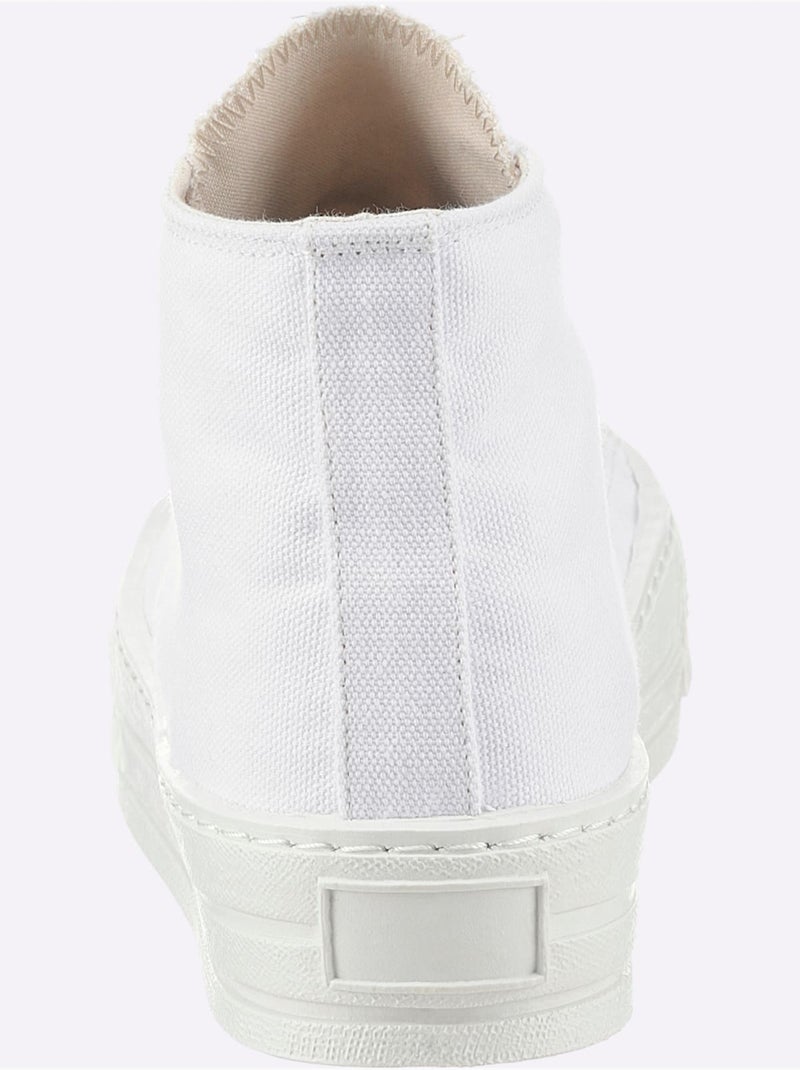 Baskets De Fabrication Espagnole - Taille Standard - Helline Blanc - Kiabi