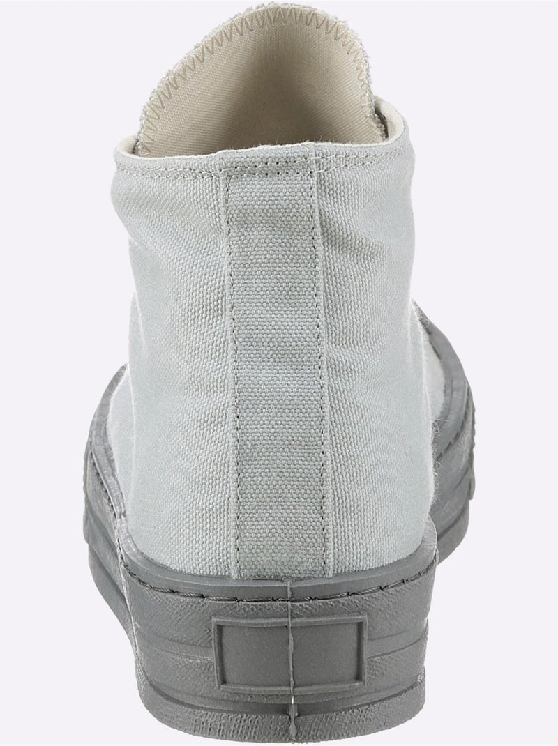 Baskets De Fabrication Espagnole - Taille Standard - Helline Gris - Kiabi