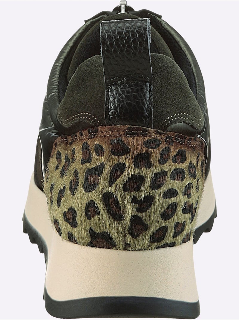 Baskets De Fabrication Espagnole - Taille Standard - helline Vert kaki - Kiabi