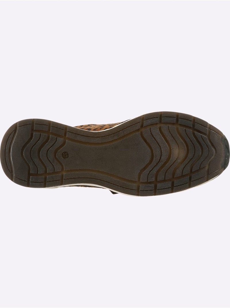 Baskets de fabrication portugaise - taille standard - helline Noir Marron - Kiabi