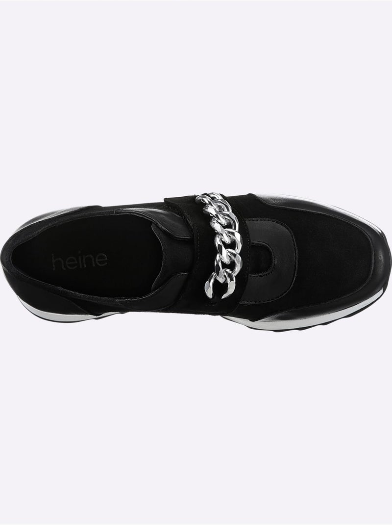 Baskets De Fabrication Portugaise - Taille Standard - Helline Noir - Kiabi