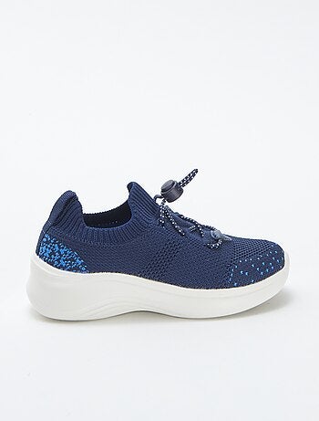 Baskets de running avec lacets élastiqués