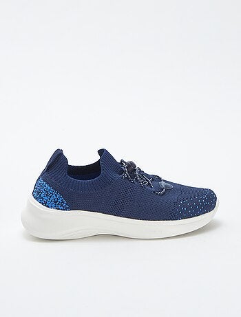 Baskets de running avec lacets élastiques