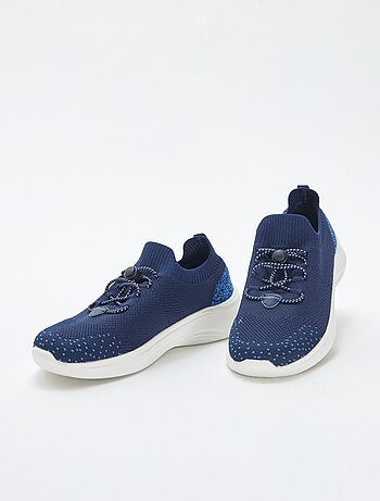 Baskets de running avec lacets élastiques
