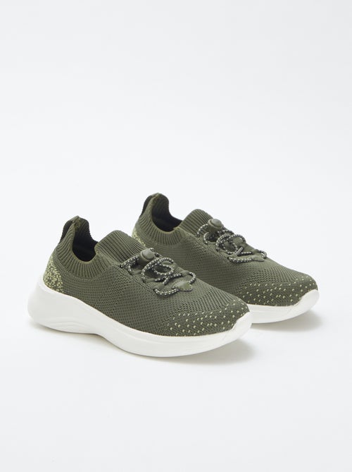 Baskets de running avec lacets élastiques - Kiabi