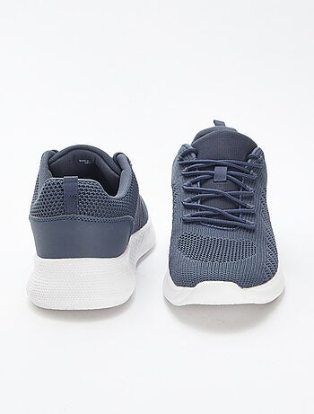 Baskets de running unies à lacets