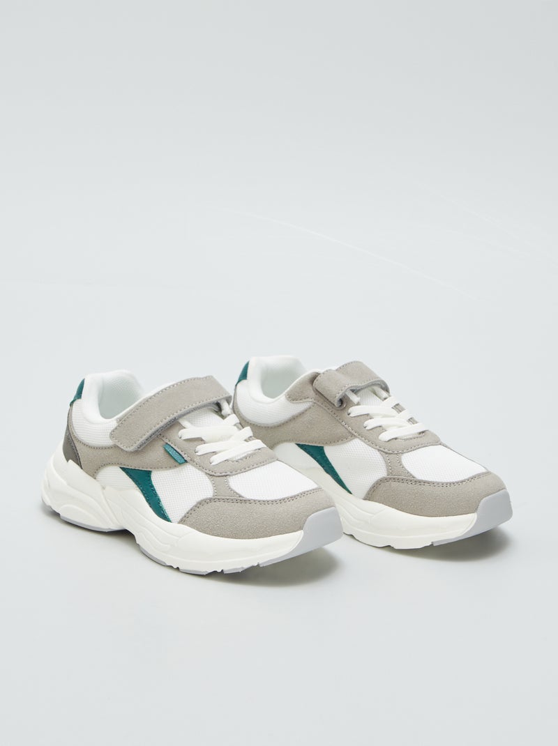Baskets de sport Blanc/gris - Kiabi