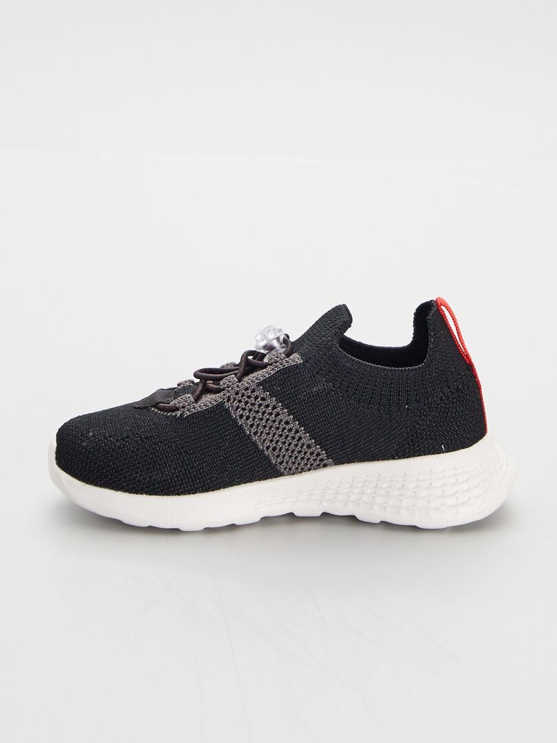 Baskets de sport easy fit Noir - Kiabi