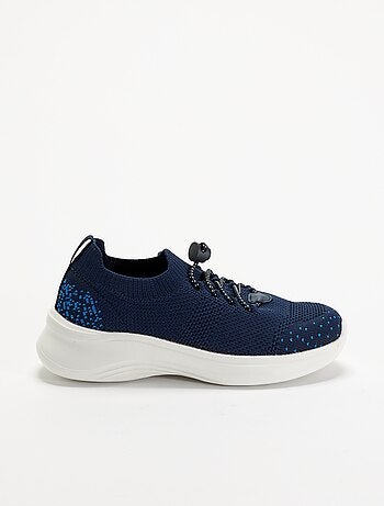Baskets de sport en mesh avec lacets + stoppers
