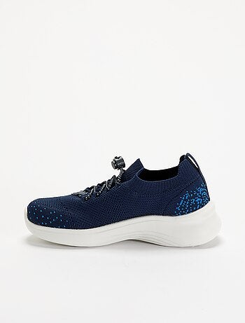 Baskets de sport en mesh avec lacets + stoppers