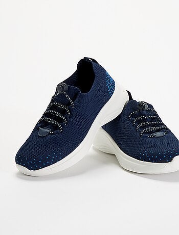 Baskets de sport en mesh avec lacets + stoppers
