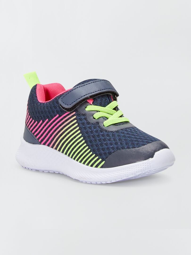 Baskets de sport en mesh multicolore Bleu marine Kiabi 17.00€