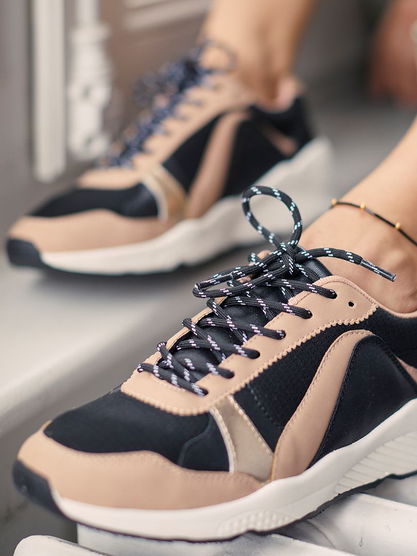 Baskets de sport multimatières noir Kiabi 18.00€