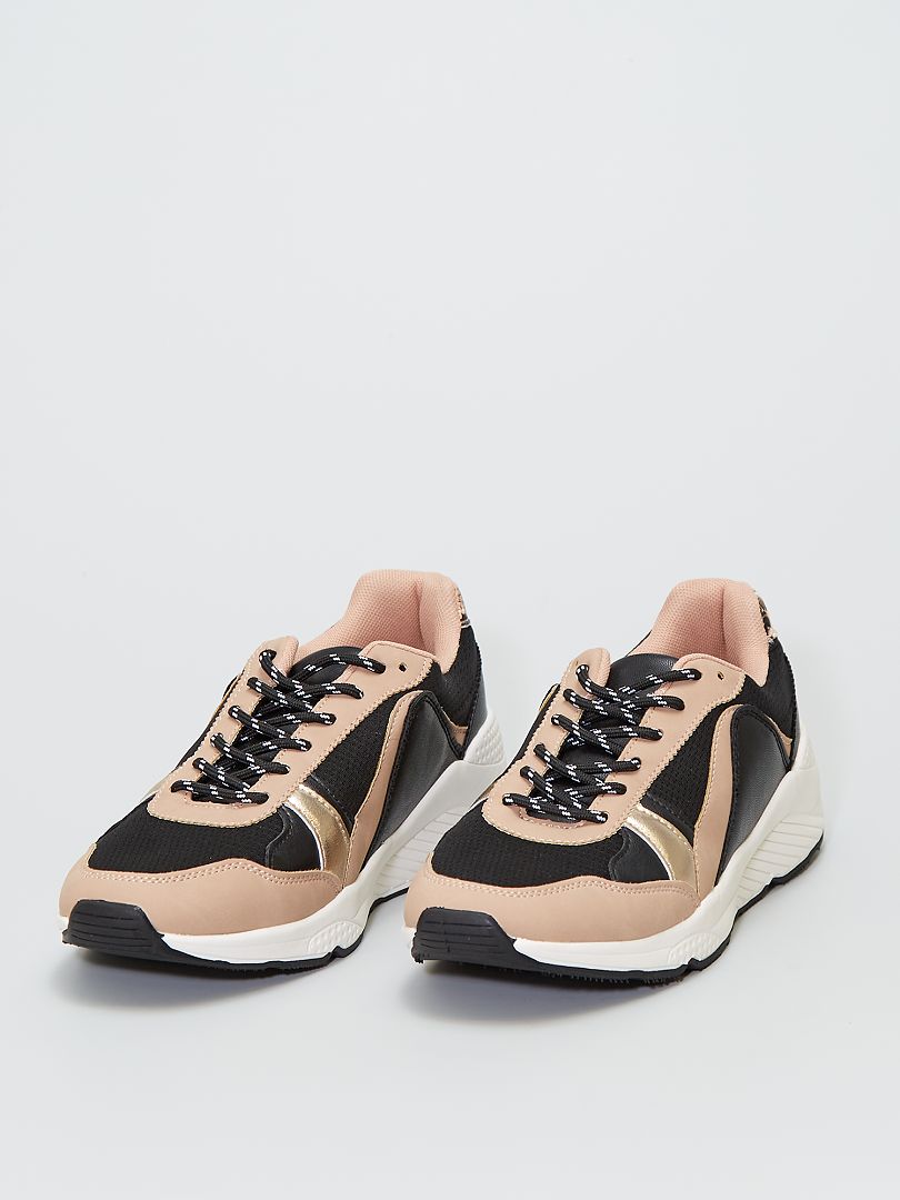 Baskets de sport multimatières noir Kiabi 18.00€