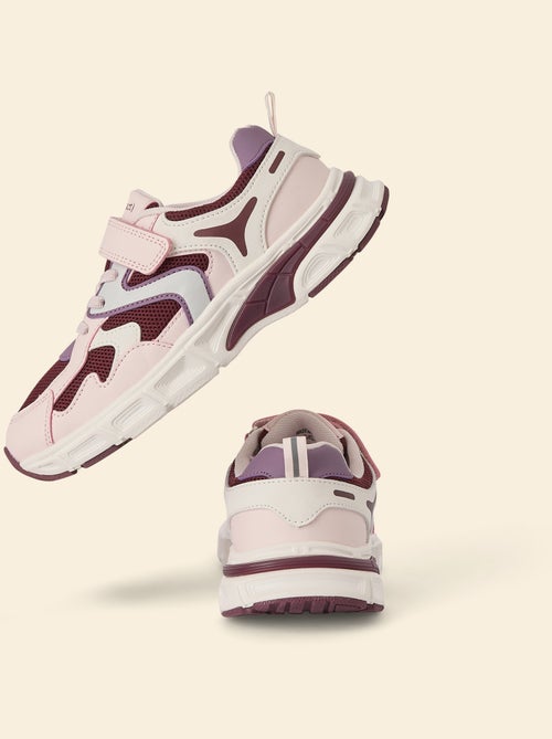 Baskets de sport multicolores à scratch (Ekstract) - Kiabi
