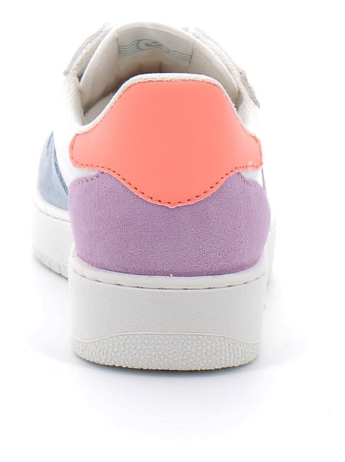 Baskets de Sport Multicolores Avec Détail Fluo Pour Femme - Kiabi