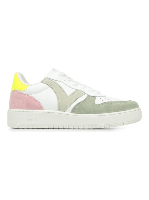 Baskets de Sport Multicolores Avec Détail Fluo Pour Femme - Kiabi