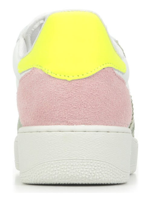 Baskets de Sport Multicolores Avec Détail Fluo Pour Femme - Kiabi