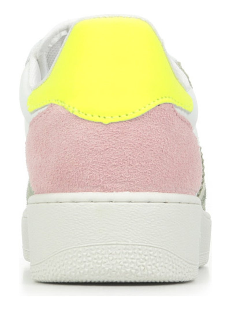Baskets de Sport Multicolores Avec Détail Fluo Pour Femme Blanc - Kiabi