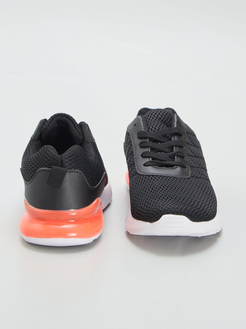 Baskets de sport Noir - Kiabi