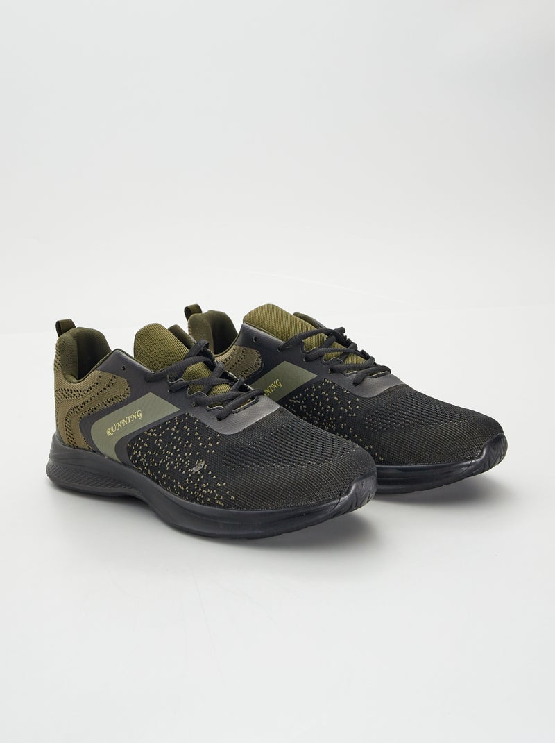 Baskets de sport Vert - Kiabi