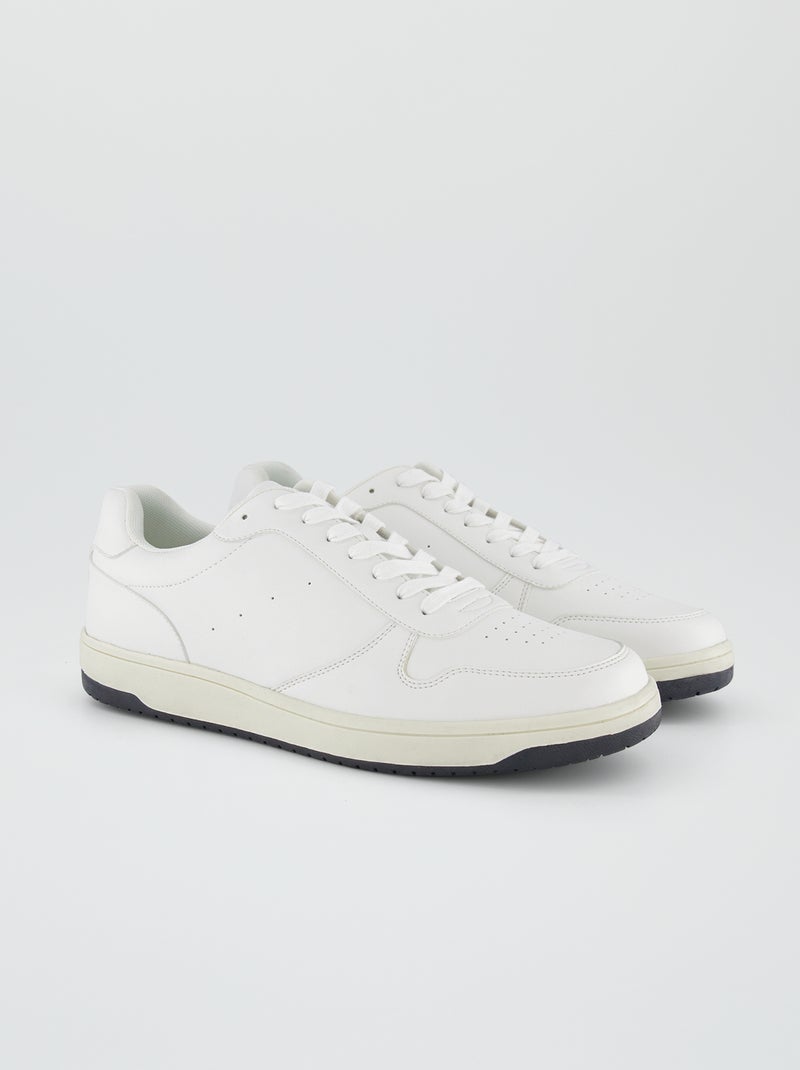 Baskets de ville basses blanc - Kiabi