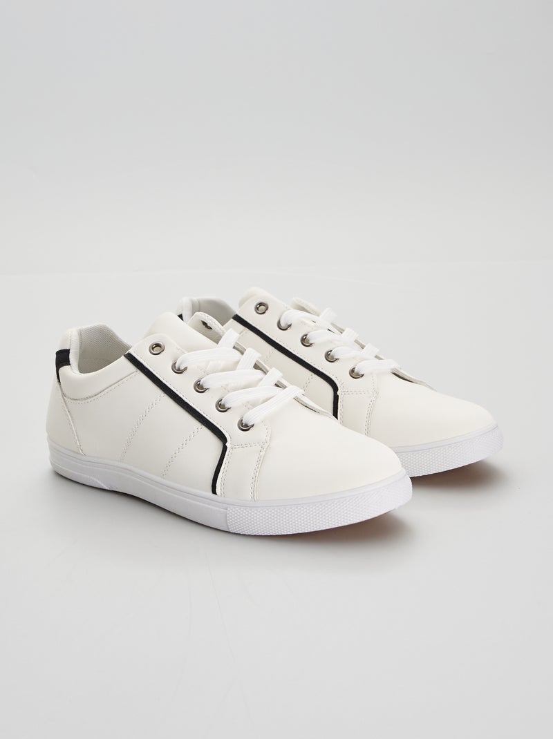 Baskets de ville blanc - Kiabi