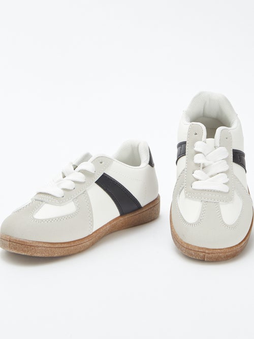 Baskets de ville tricolore - Kiabi