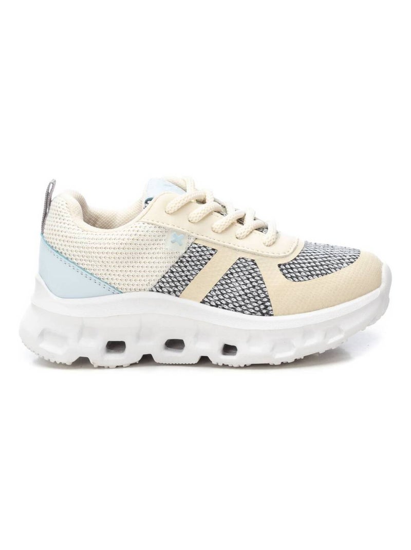 Baskets décontractée lacets Beige - Kiabi
