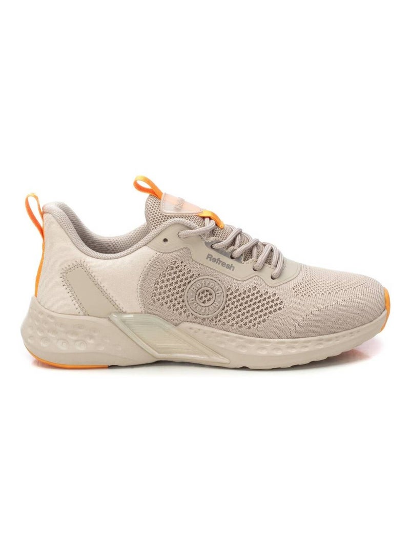 Baskets décontractée lacets Beige - Kiabi